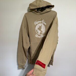 CHNGE Heavyweight Cotton Hoodie, Support Your Local Planet, XL